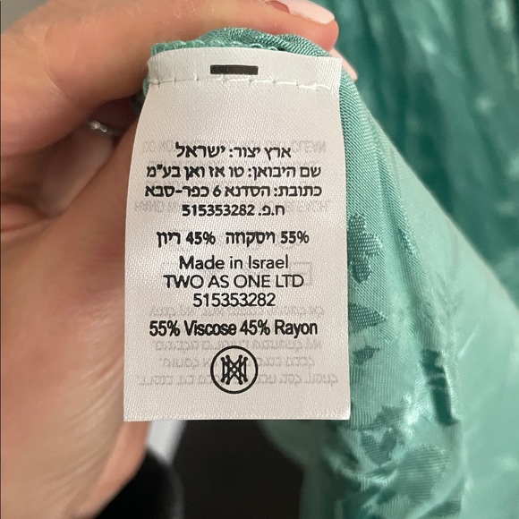 $320 msrp nwot Sabina Musayev Juniper Satin Jacquard Dress needs button - Picture 8 of 8